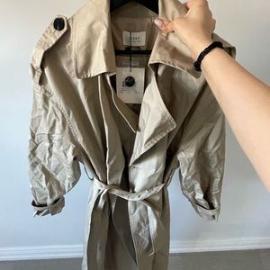 Cameron Stone Trench Coat size 4 DISSH new unworn with tags attached